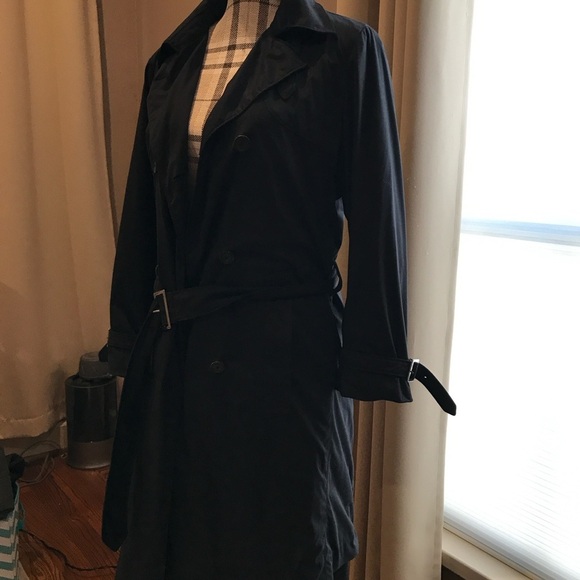 Jil Sander Women's Navy Trench Coat - Picture 6 of 10